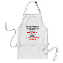 Politics; From Greek Words Many Blood Suckers Apron