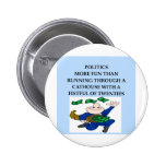 POLITICS PINBACK BUTTONS