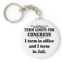 Politics: Term Limits For Congress keychains