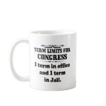 Politics: Term Limits For Congress mugs