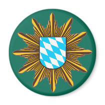 Polizeistern Bayern Magnets