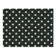 polka dot background postcard