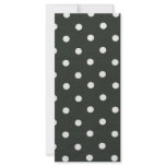 polka dot background rack cards