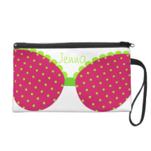 Polka Dot Bikini Bags Wristlet Purses