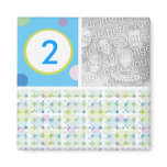 Polka Dot Birthday Photo Magnet