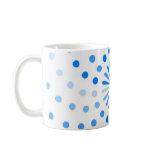 Polka dot blue mug