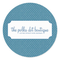 Polka Dot Business Stickers