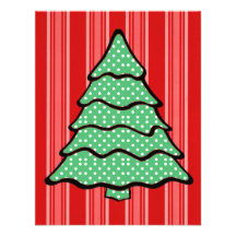 Polka Dot Christmas Tree V2 Invite