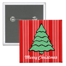 Polka Dot Christmas Tree V2 Pins