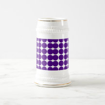 Polka Dot Circles & Spots : Purple Polka Dots Mugs