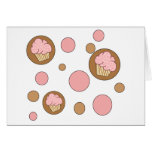 Polka Dot Cupcakes cards