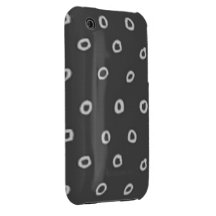 Polka Dot Doodles Case-Mate Case iPhone 3 Case-Mate Case