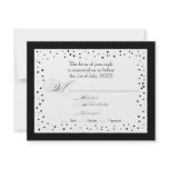 Polka Dot Dots Scallop Lace Swirl Flourish Wedding invitations