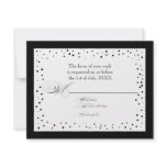 Polka Dot Dots Scallop Lace Swirl Flourish Wedding invitations