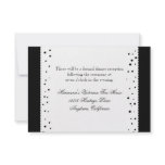 Polka Dot Dots Scallop Lace Swirl Flourish Wedding invitations