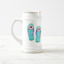Polka Dot Flip Flops Coffee Mug