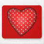 Polka Dot Hear T-shirts and Gifts Mouse Pad