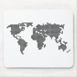Polka Dot Map mousepads