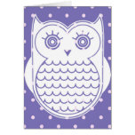 Polka Dot Owl Cards