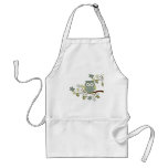 Polka Dot Owl in Tree Aprons