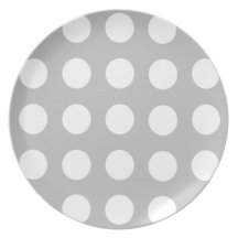 Polka Dot Party Plate