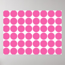 Polka Dot Pattern Print Design Hot Pink Polka Dots