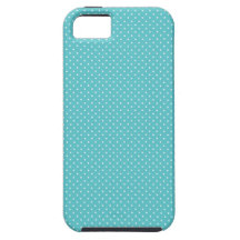 Polka dot pin dots girly chic blue pattern iPhone 5 cases