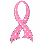 Polka Dot Pink Ribbon Breast Cancer t-shirts