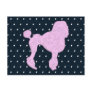 Polka Dot Poodle Post Card