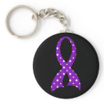 Polka Dot Purple Ribbon Alzheimer's Disease