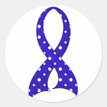 Polka Dot Ribbon CFS Stickers