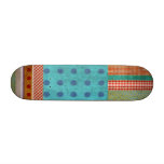 Polka Dots Blue Rupydetequila Skate Board Skate skateboards by Rupydetequila Polka Dots Blue Rupydetequila Skate Board Skate skateboards