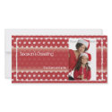 Polka dots christmas photocard