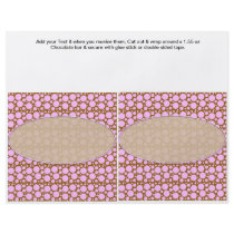 Polka Dots Custom Candy Bar Wrappers party favours