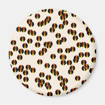 Polka Dots Fridge Magnet
