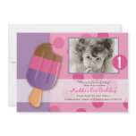 Polka Dots & Popsicles invitations