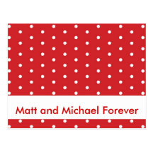 Polka Dots Postcard