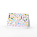 Polka dots - Purple Congratulations cards