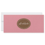 Polka Dotted Boutique Style Gift Certificates Full Color Rack Card
