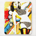 Polka Dottie - Vintage Retro Mousepad