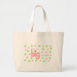 Polkadot pink and green Big Cousin T-shirt Bag