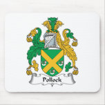 Pollock Family Crest mousepads