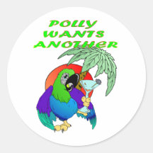 POLLY WANTS ANOTHER STICKER