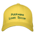 Polokwane Loves Soccer - South Africa Caps embroidered hats