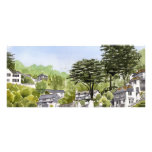 'Polperro Hillside' Rack Card rack cards