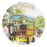 'Polperro Horse Bus' Sticker
