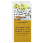 'Polperro Reflections' Large Bookmark / Rack Card rack cards