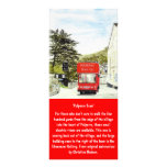 'Polperro Tram' Large Bookmark / Rack Card