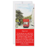 'Polperro Tram' Large Bookmark / Rack Card rack cards