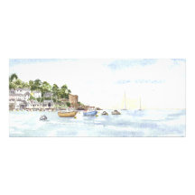 'Polruan Castle' Rack Card